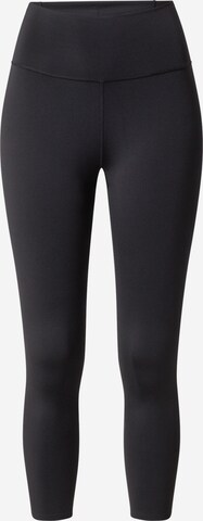 ADIDAS SPORTSWEAR Sportbroek 'Optime Luxe' in Zwart: voorkant