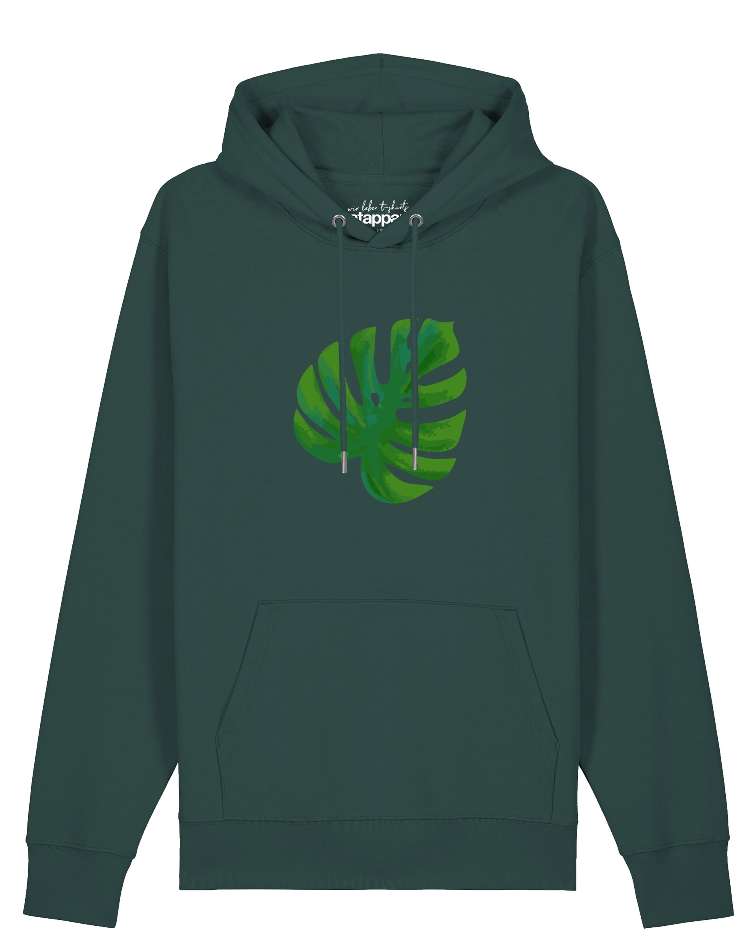 Pull-over 'Monstera 2.0' Watapparel en vert : devant