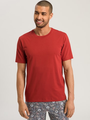 T-Shirt ' Living Shirts ' Hanro en rouge : devant