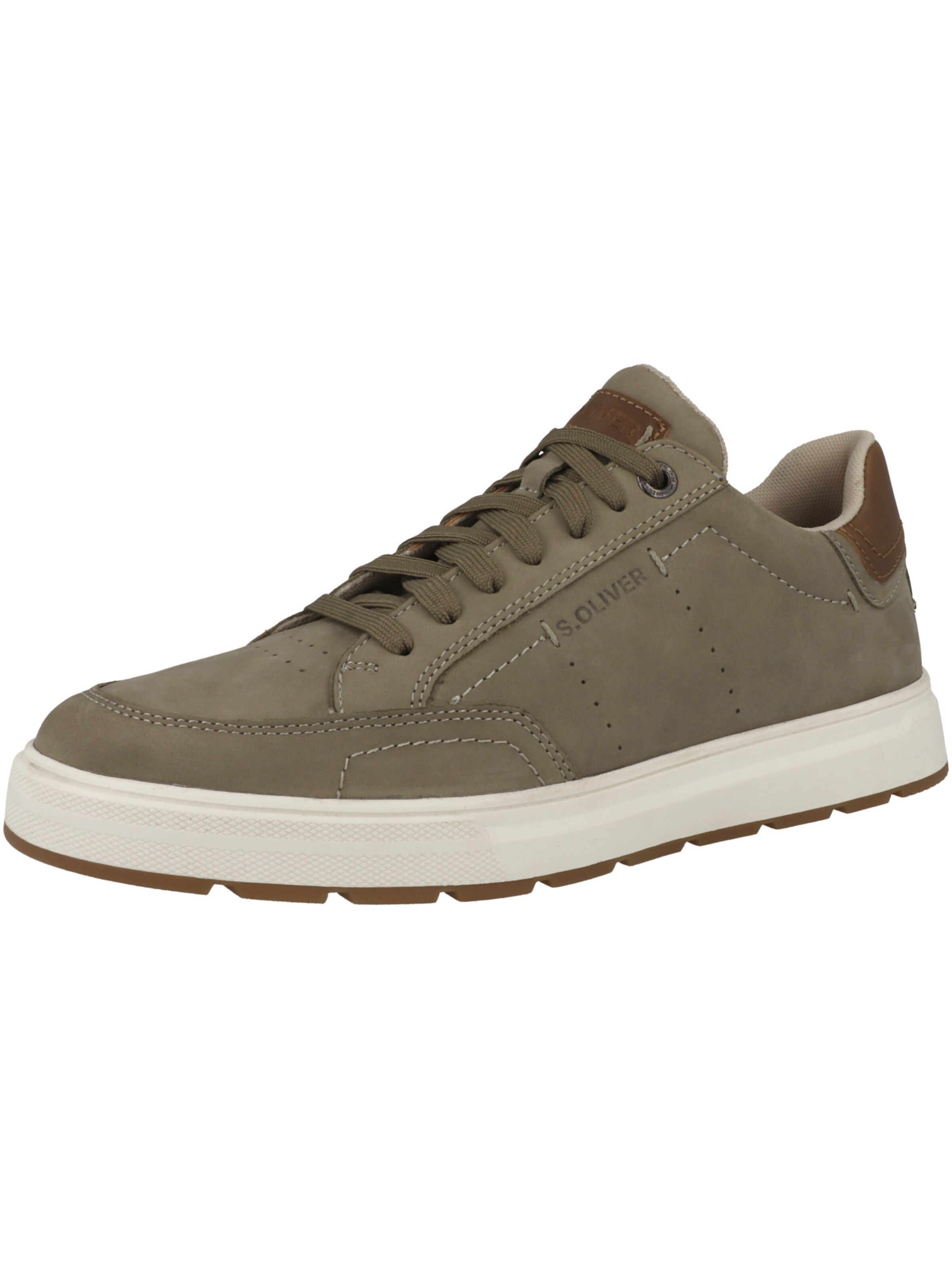 Sneaker bassa di s.Oliver in verde: frontale