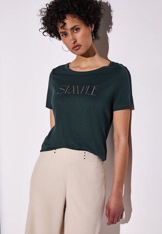STREET ONE Shirt in Green: front