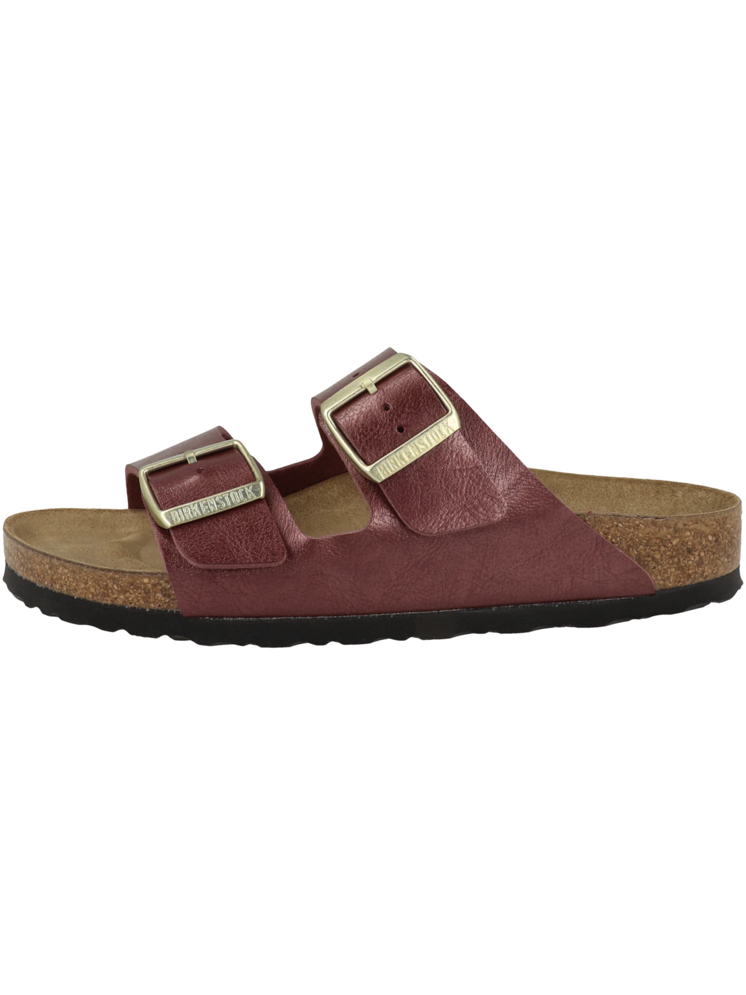 BIRKENSTOCK - Sapato aberto 'Arizona' em castanho: frente