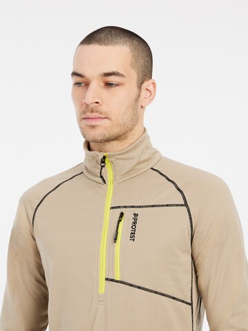 PROTEST Sportsweatshirt 'PRTKODY' in Braun