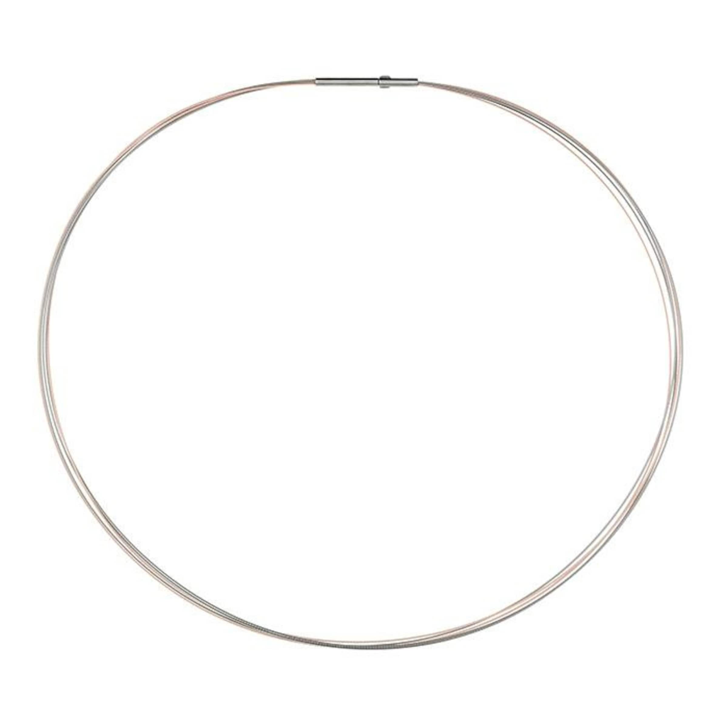 Ernstes Design Kette in Silber: Vorderseite