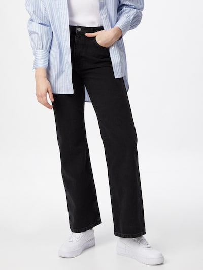 NA-KD Jeans in black denim, Modelansicht