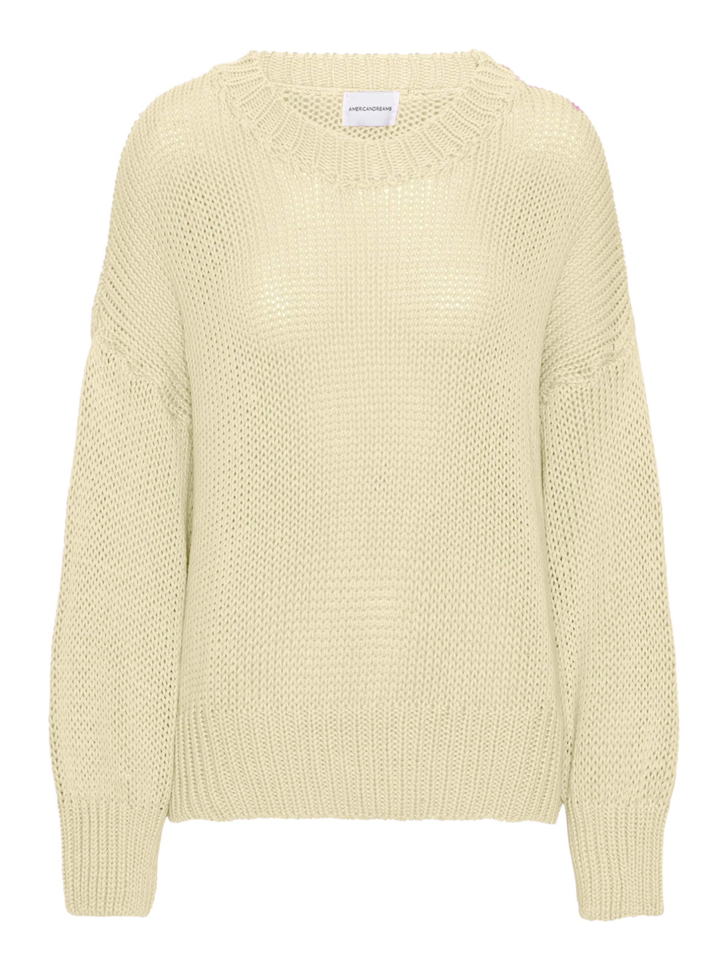 americandreams Oversized sweater 'Pepper' in S in Light yellow, Item view