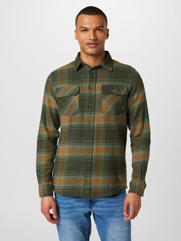 Whistler Regular fit Athletic Button Up Shirt 'Jamba' in Green: front