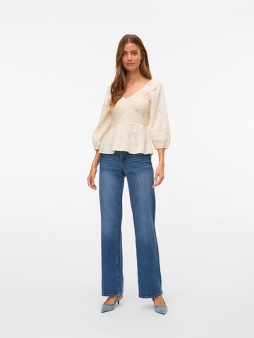 VERO MODA Bluse 'Rupa' i beige