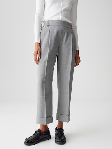 OPUS Regular Hose 'Maikito Pepita' in Grau: Vorderseite