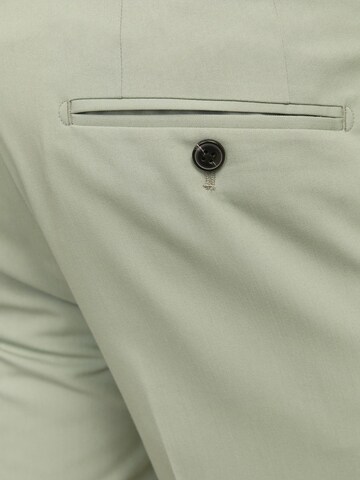JACK & JONES Slim fit Pleated Pants 'JPRFranco' in Green