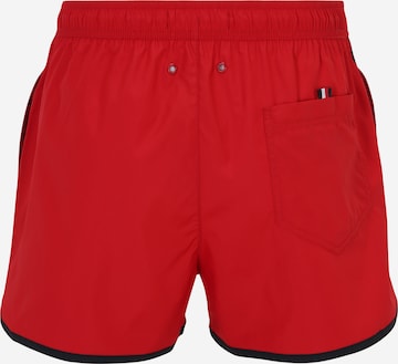 Tommy Hilfiger Underwear Badeshorts 'RUNNER' i rød