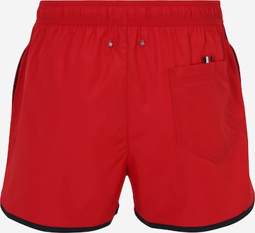 Tommy Hilfiger Underwear Badeshorts 'RUNNER' in Rot