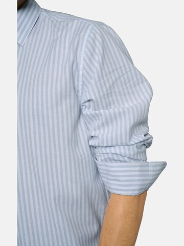 BABISTA Regular fit Button Up Shirt in Blue