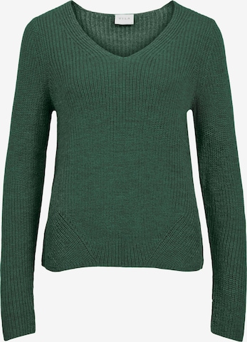 VILA Sweater in Green: front