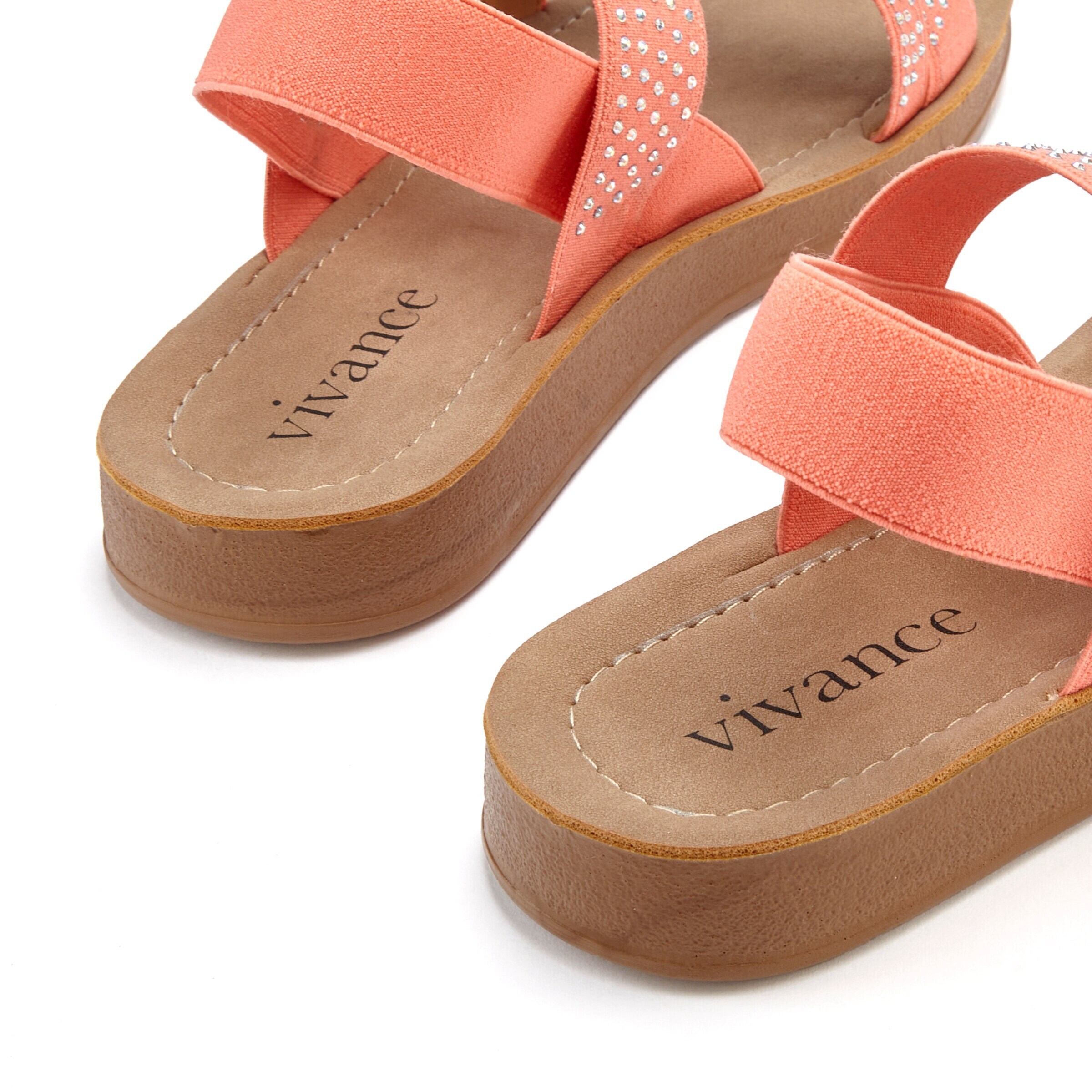 VIVANCE Sandals in Orange