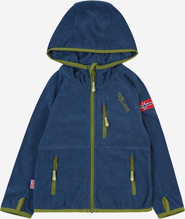 TROLLKIDS Funktionsfleecejacke 'Sandefjord' in Blau: Vorderseite