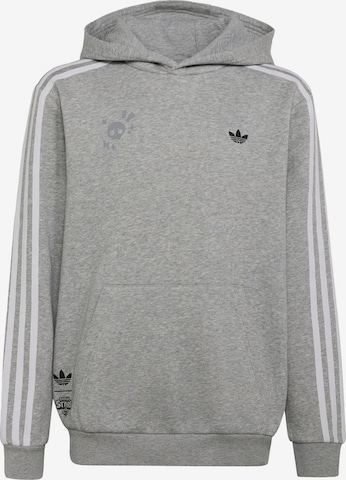 ADIDAS ORIGINALS Sweatshirt in Grijs: voorkant