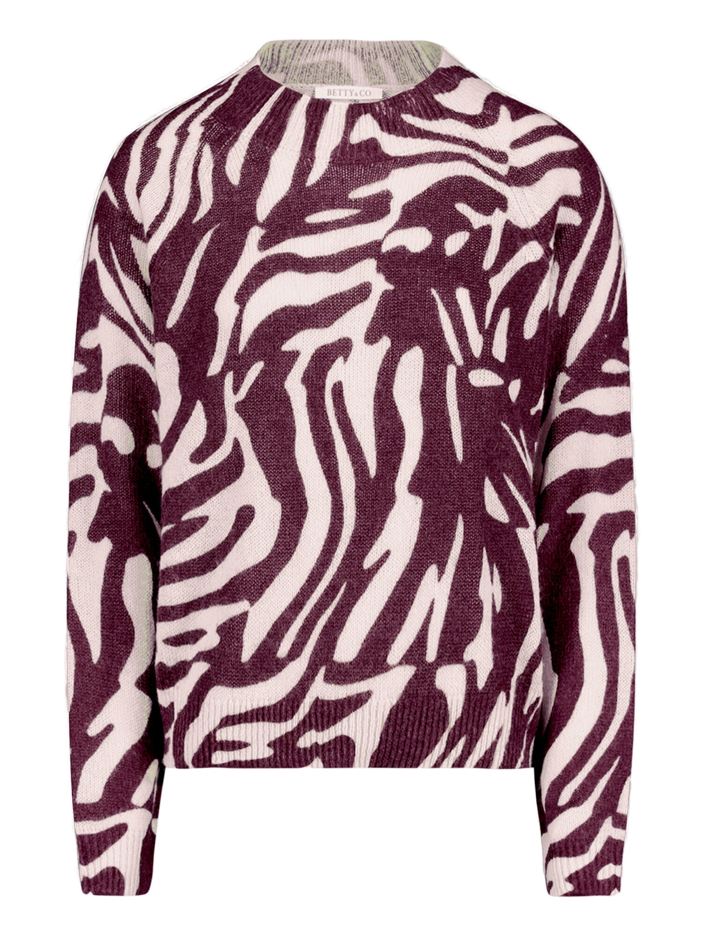 Pull-over Betty & Co en rouge : devant