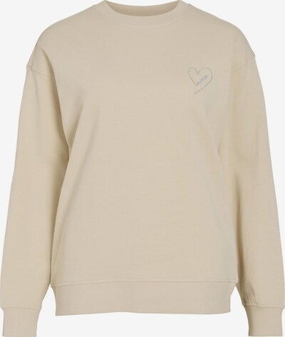 VILA Sweatshirt in creme / silber, Produktansicht