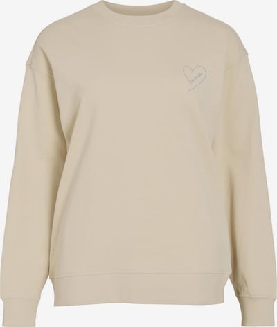 VILA Sweatshirt in creme / silber, Produktansicht