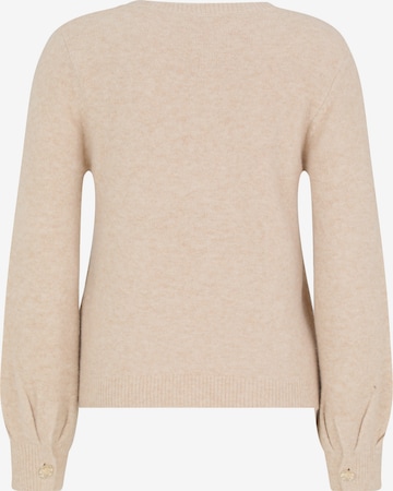 Pull-over Cartoon en beige : devant
