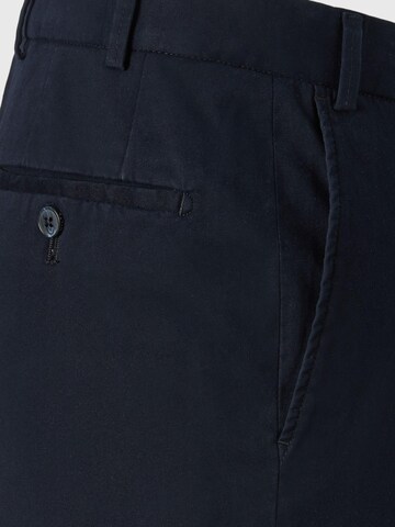 Hiltl Regular Chino Pants 'Parma - Essential Cotton' in Blue