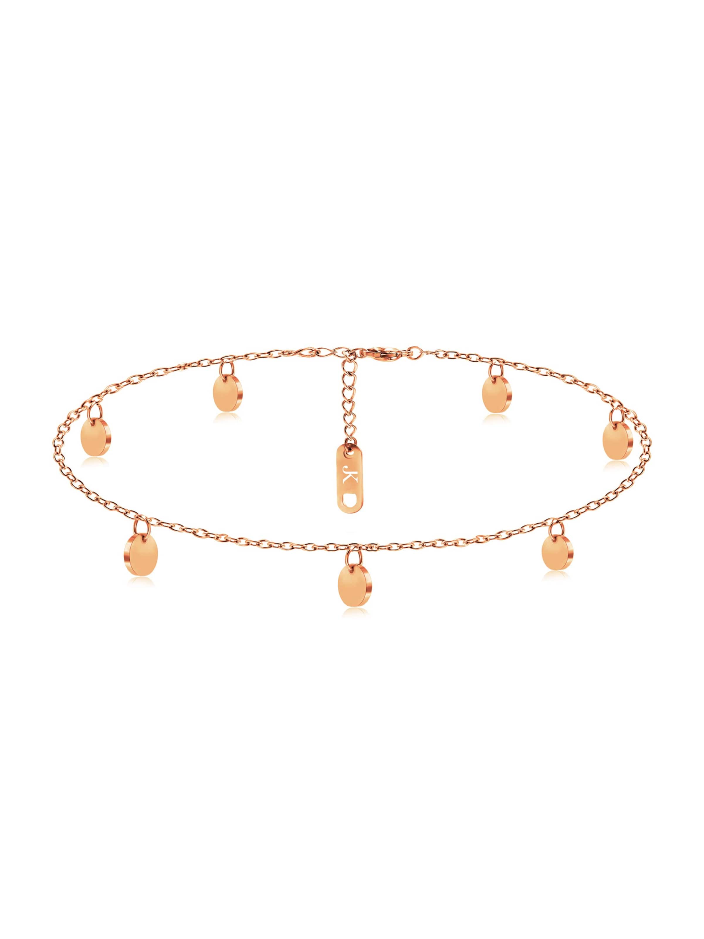 Kim Johanson Fußschmuck 'Coin' in Gold: Vorderseite