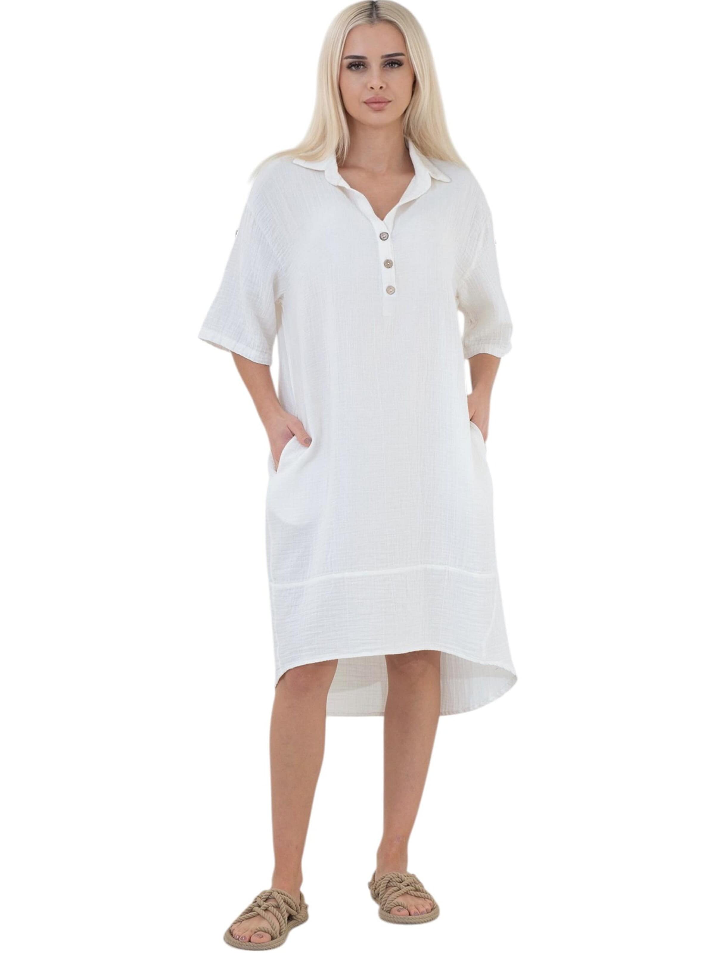 Robe-chemise 'Mira' WENOR en blanc