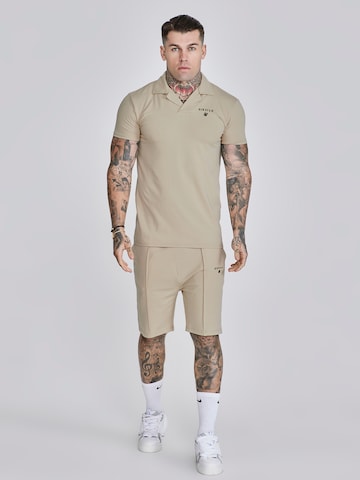 SikSilk Shirt in Beige