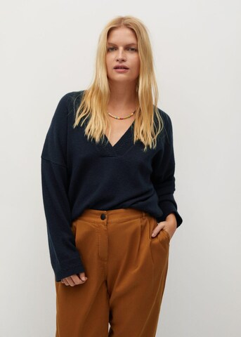 Pull-over MANGO en bleu : devant