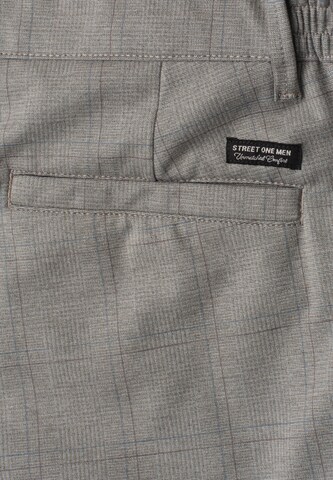 Street One MEN Slimfit Hose in Grau