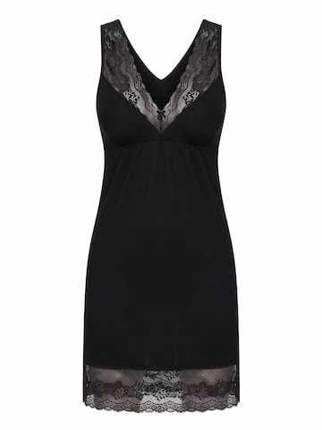 Donna Negligee 'Tara' in Black: front