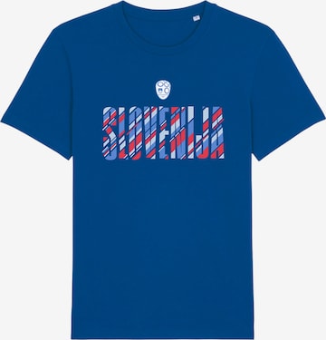 NIKETehnička sportska majica - plava boja: prednji dio