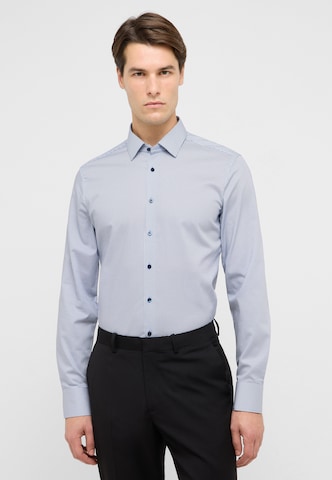 ETERNA Slim Fit Hemd in Blau: Vorderseite