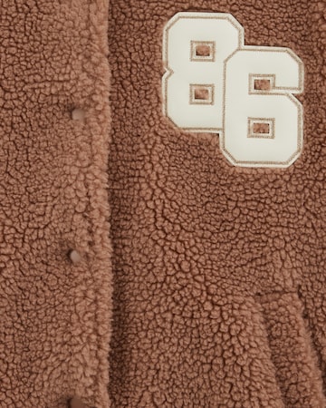 WE Fashion - Casaco meia-estação em castanho