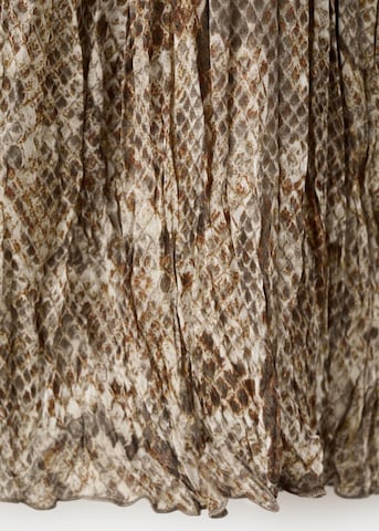 MANGO Kleid 'Snake' in Grün