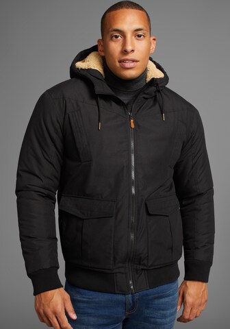 Bruno Banani LM Winter Jacket in Black: front