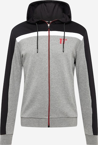 11 Degrees Sweat jacket in Grey: front