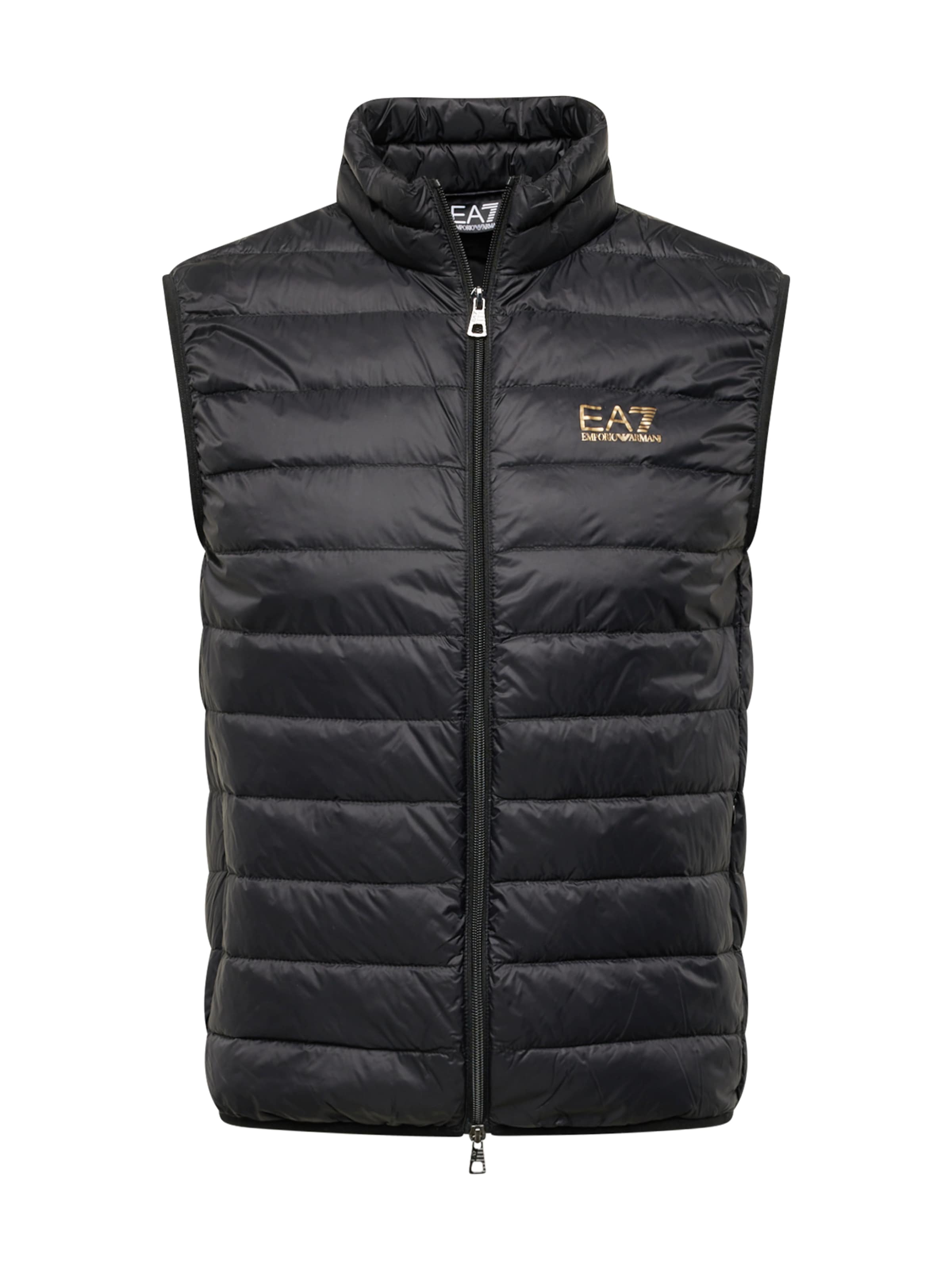 Gilet di EA7 Emporio Armani in nero: frontale