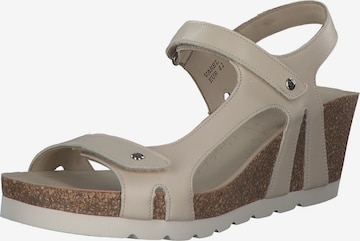 PANAMA JACK Strap Sandals 'Varel' in Beige: front