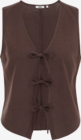 WE Fashion Pukuliivi värissä ruskea: etupuoli