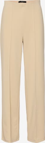 Pantalon à plis 'Becky' VERO MODA en beige : devant