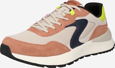 SKECHERS Platform trainers 'FURY-FURY' in Neon yellow / Salmon / Black / natural white, Item view