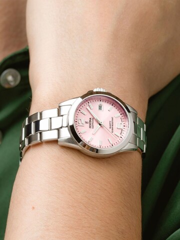 FESTINA Analog watch 'Classics Swiss' in Pink: front