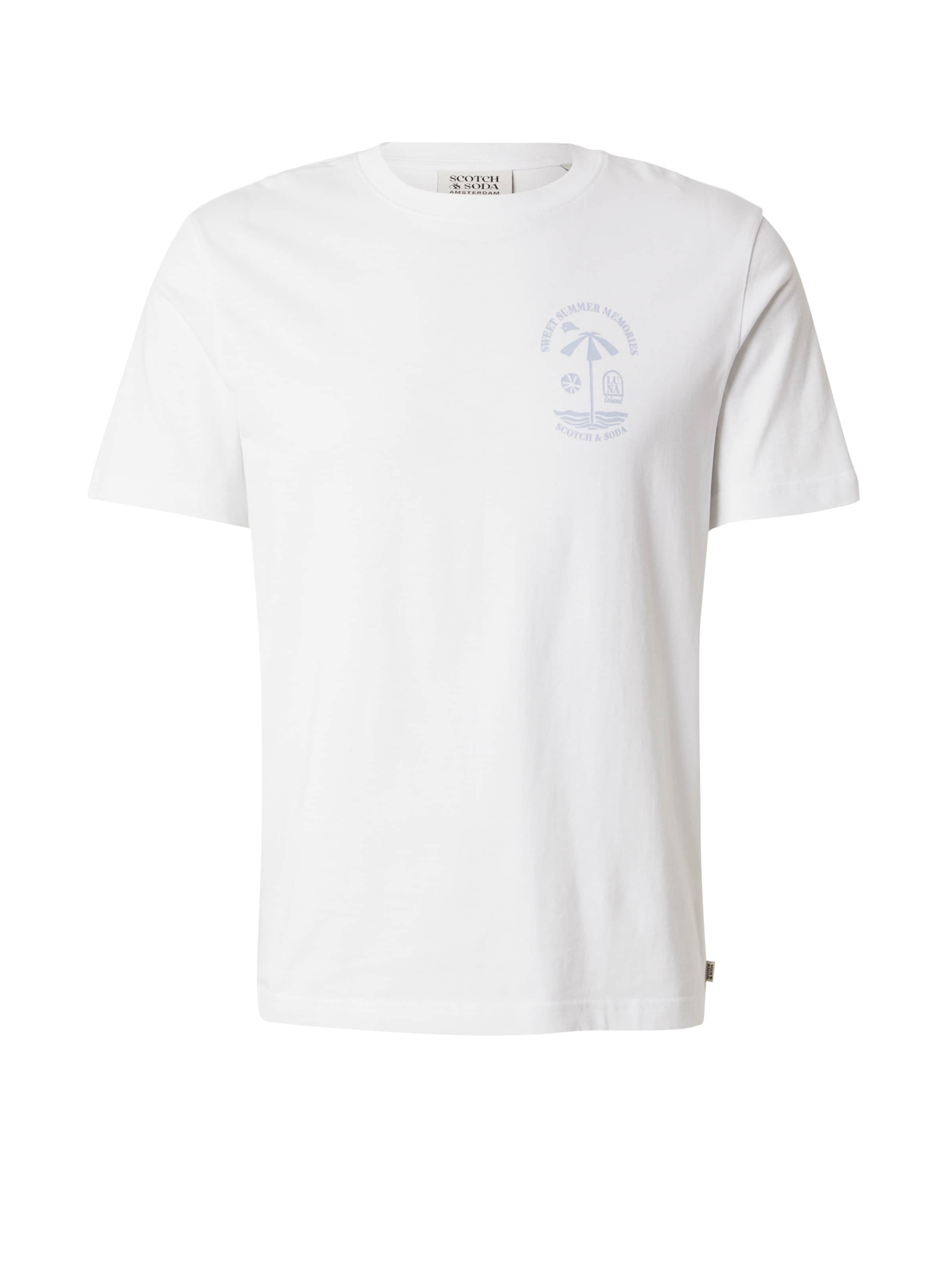 SCOTCH & SODA Tričko – bílá: přední strana