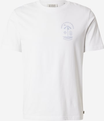 SCOTCH & SODA T-Shirt in Weiß: Vorderseite