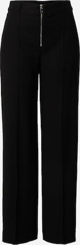 EDITED Loose fit Trousers 'Lean' in Black: front