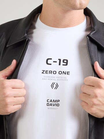 CAMP DAVID - Camiseta en blanco