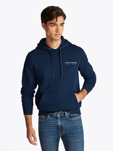 TOMMY HILFIGER Tréning póló - kék: elől