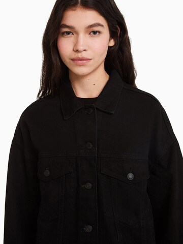 Bershka Between-season jacket in Black